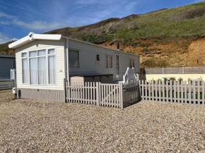 Static Caravan on the Jurassic coast at Freshwater Beach Holiday Park